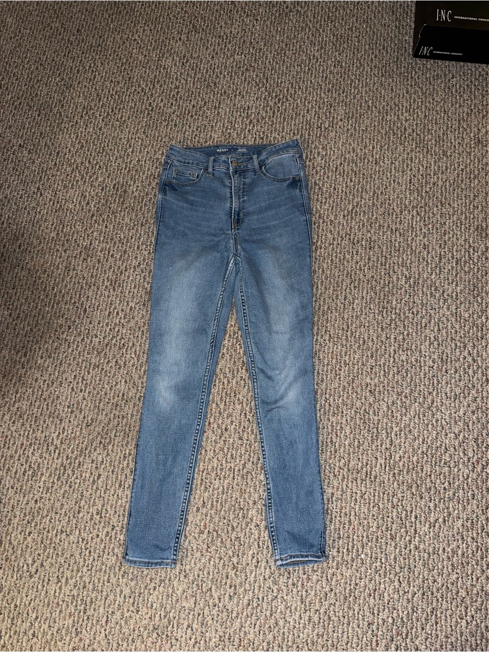 Old Navy Light Blue High-Rise Skinny Jeans